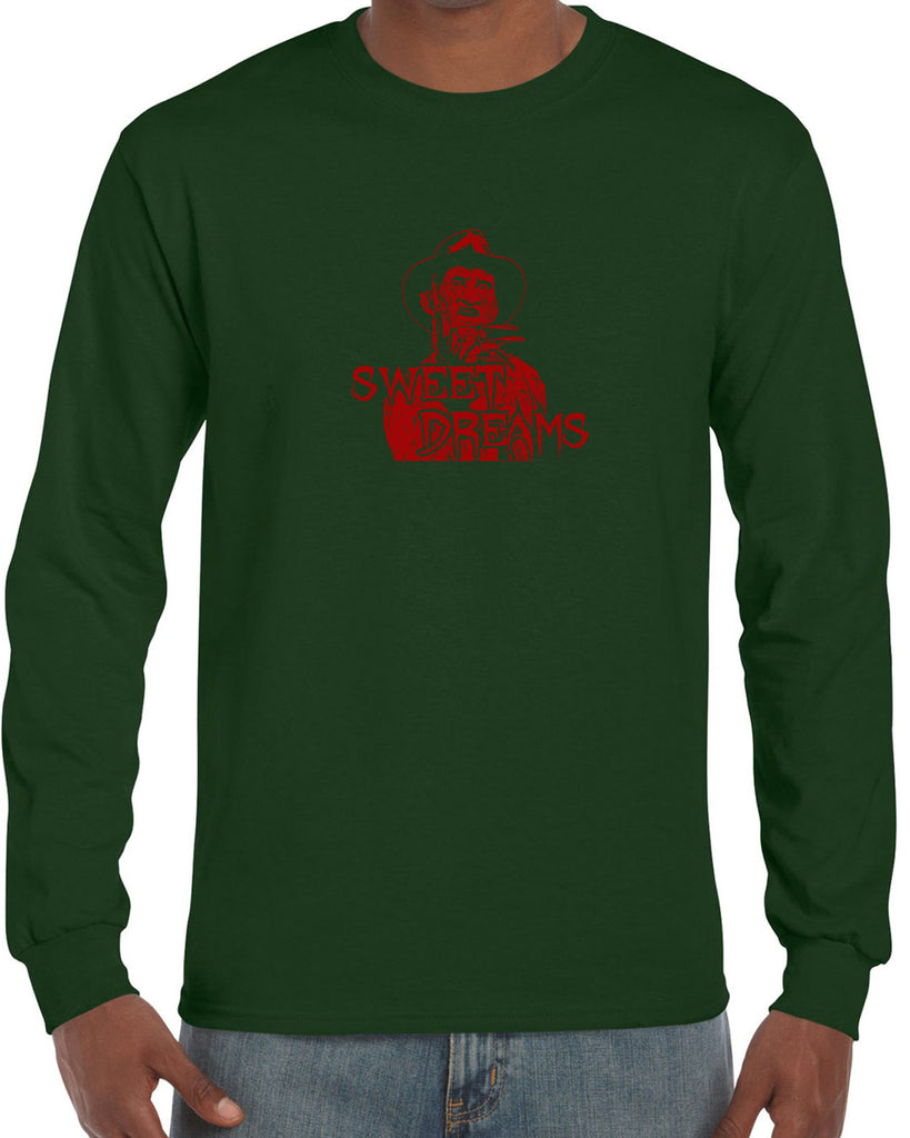 Sweet Dreams Long Sleeve Shirt Nightmare On Elm Street 80s Scary Horror Film Movie