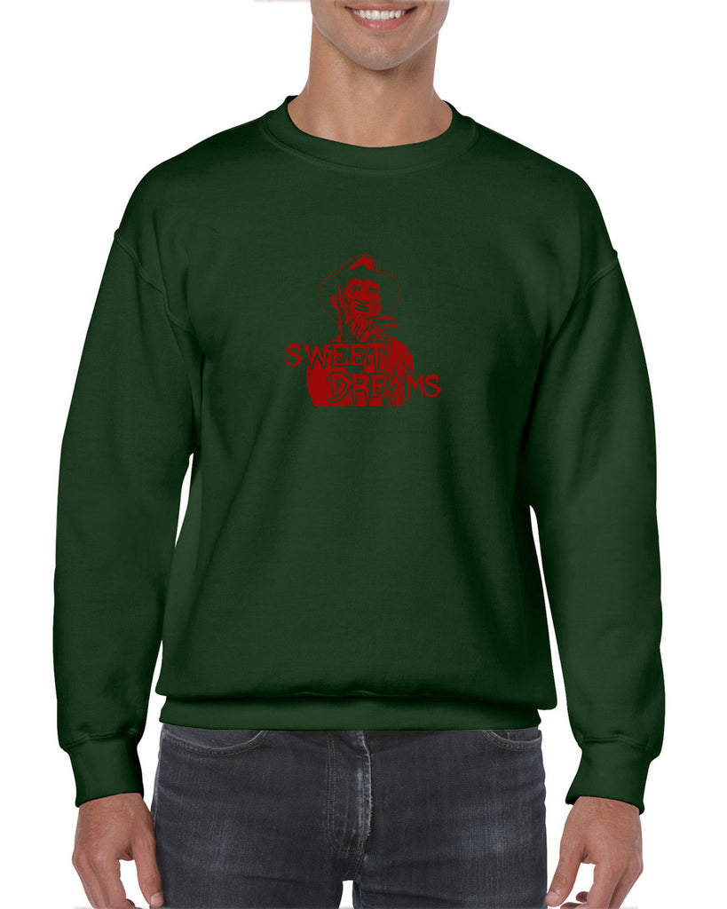 Sweet Dreams Crew Sweatshirt Nightmare On Elm Street 80s Scary Horror Film Movie