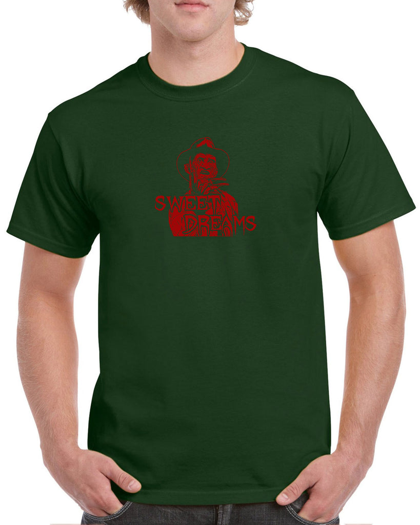 Sweet Dreams Mens T-Shirt Nightmare On Elm Street 80s Scary Horror Film Movie