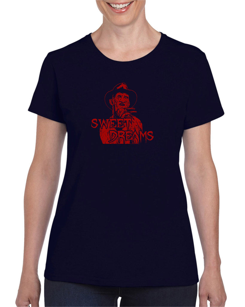 Sweet Dreams Womens Shirt Nightmare On Elm Street 80s Scary Horror Film Movie