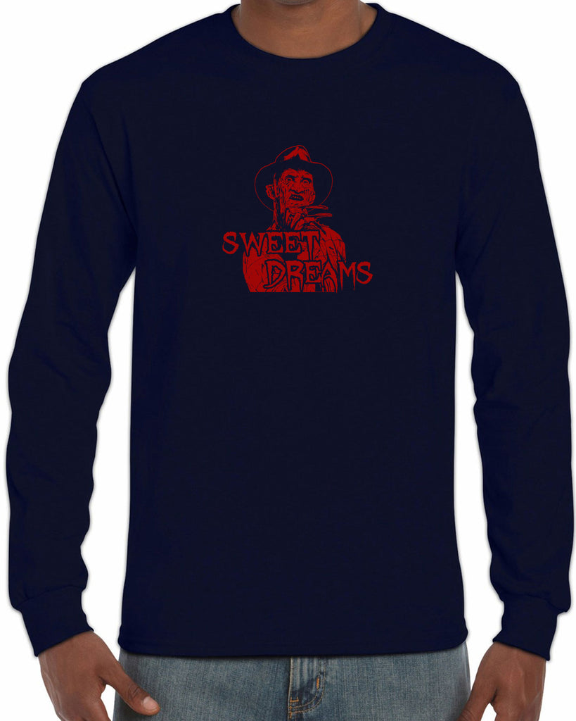 Sweet Dreams Long Sleeve Shirt Nightmare On Elm Street 80s Scary Horror Film Movie