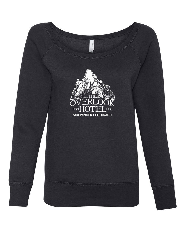 Women's Off the Shoulder Sweatshirt - Overlook Hotel