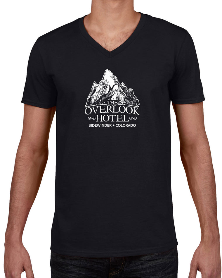 Men's Short Sleeve V-Neck T-Shirt - Overlook Hotel