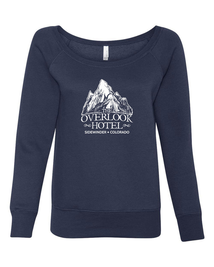 Overlook Off The Shoulder Crew Sweatshirt Scary Horror The Shining Redrum Jack Halloween Costume