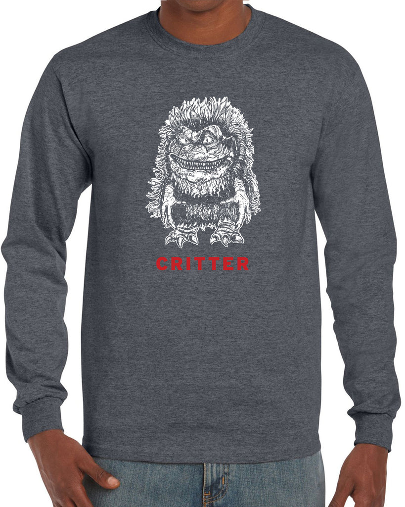 Critter Long Sleeve Shirt Critters 80s movie scary horror film party vintage retro