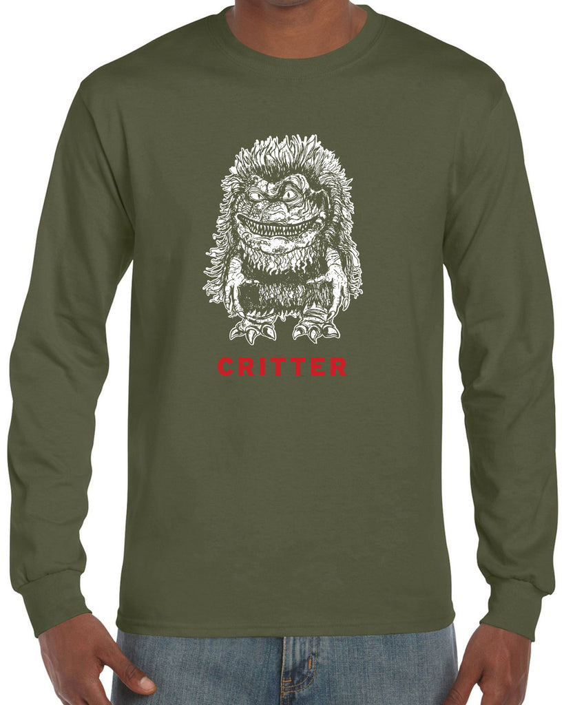 Critter Long Sleeve Shirt Critters 80s movie scary horror film party vintage retro