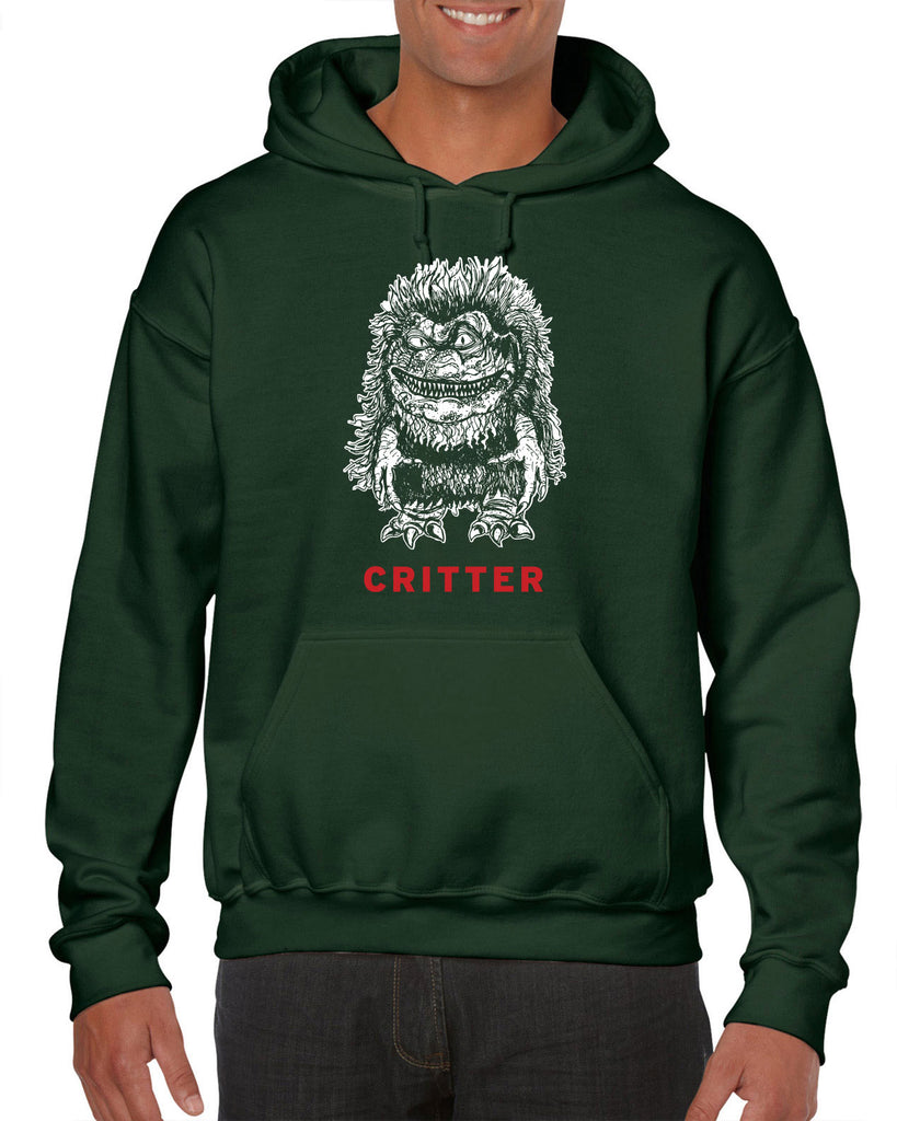 Critter Hoodie Hoooded Sweatshirt Critters 80s movie scary horror film party vintage retro