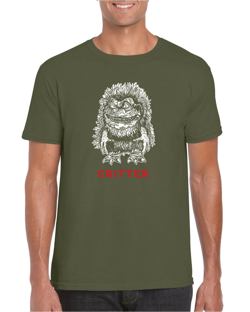 Critter Mens T-Shirt Sweatshirt Critters 80s movie scary horror film party vintage retro