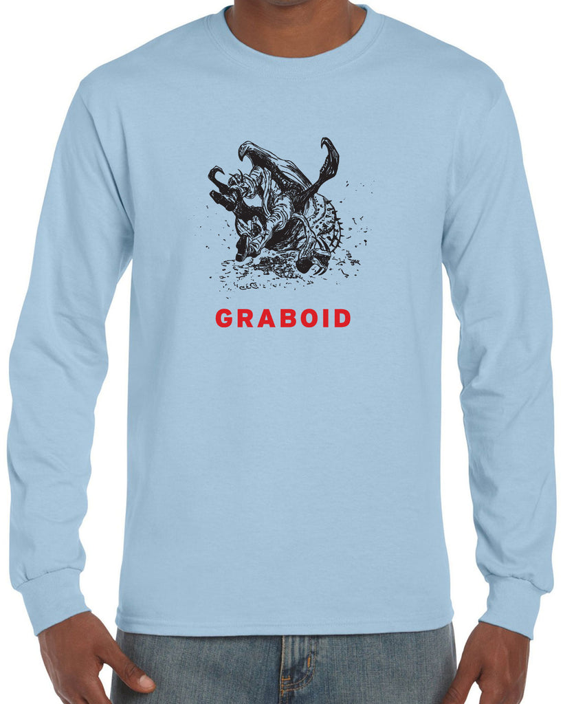 Graboid Long Sleeve Shirt Tremors 80s Halloween Scary Horror Vintage Retro