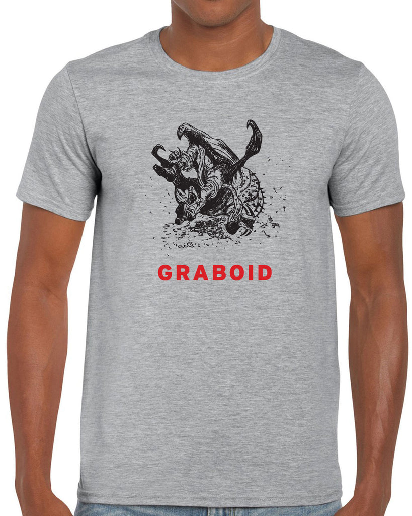 Graboid Mens T-Shirt Tremors 80s Halloween Scary Horror Vintage Retro