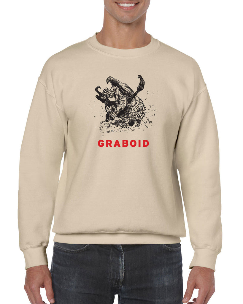 Graboid Crew Sweatshirt Tremors 80s Halloween Scary Horror Vintage Retro
