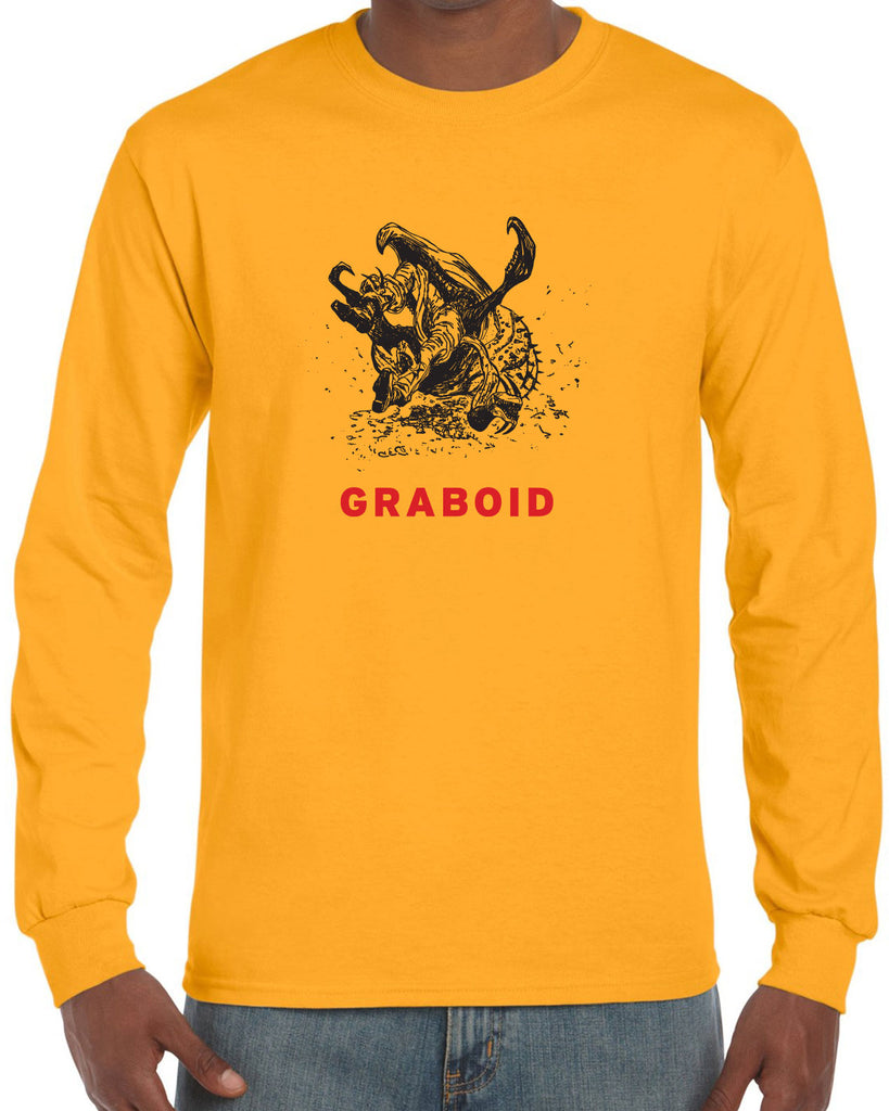 Graboid Long Sleeve Shirt Tremors 80s Halloween Scary Horror Vintage Retro