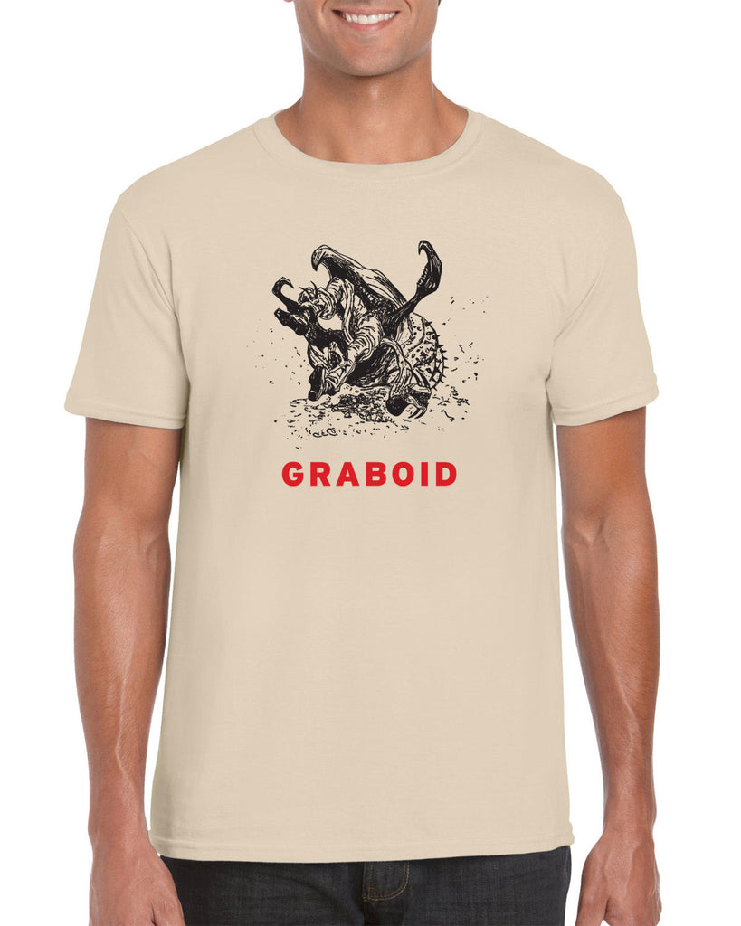 Graboid Mens T-Shirt Tremors 80s Halloween Scary Horror Vintage Retro