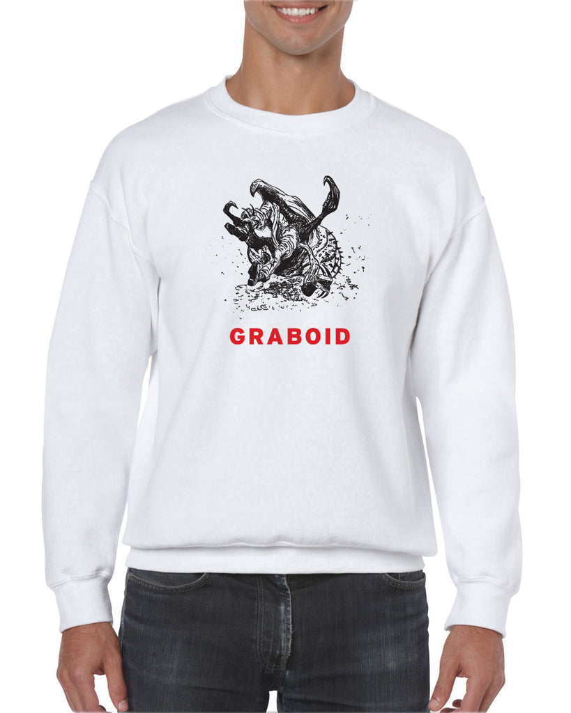 Graboid Crew Sweatshirt Tremors 80s Halloween Scary Horror Vintage Retro
