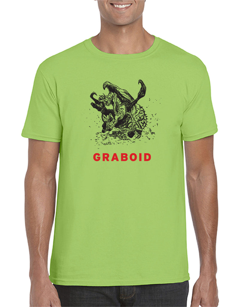 Graboid Mens T-Shirt Tremors 80s Halloween Scary Horror Vintage Retro