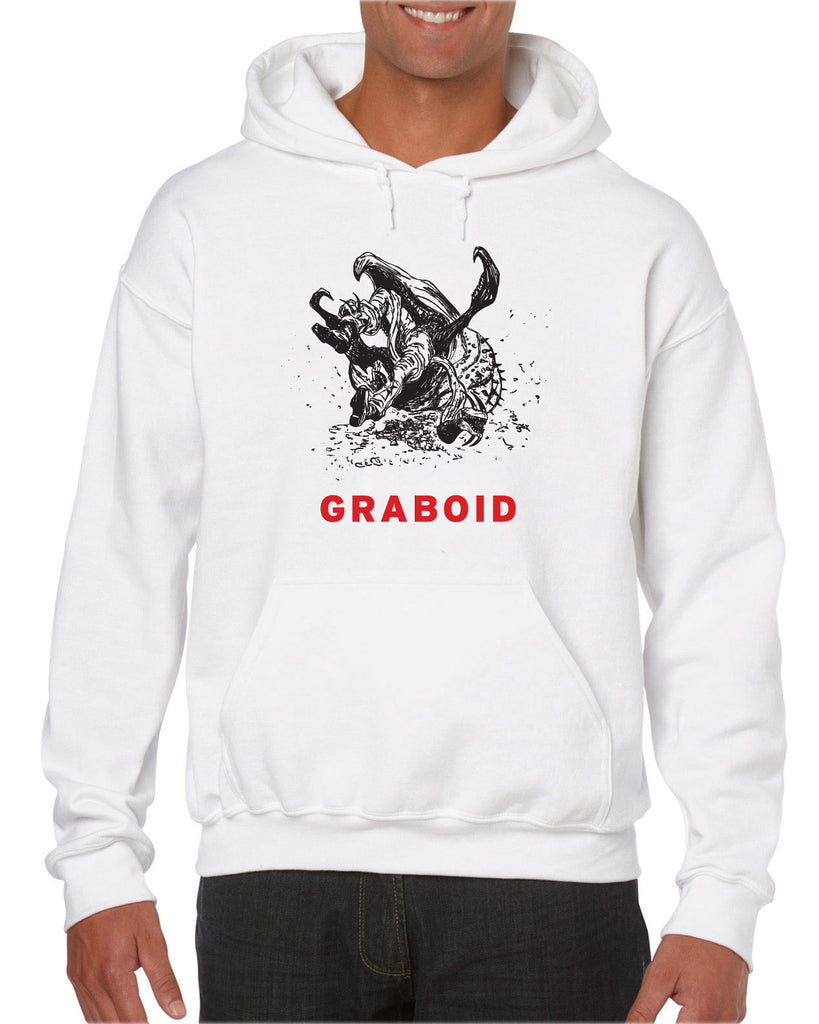 Graboid Hoodie Hooded Sweatshirt Tremors 80s Halloween Scary Horror Vintage Retro