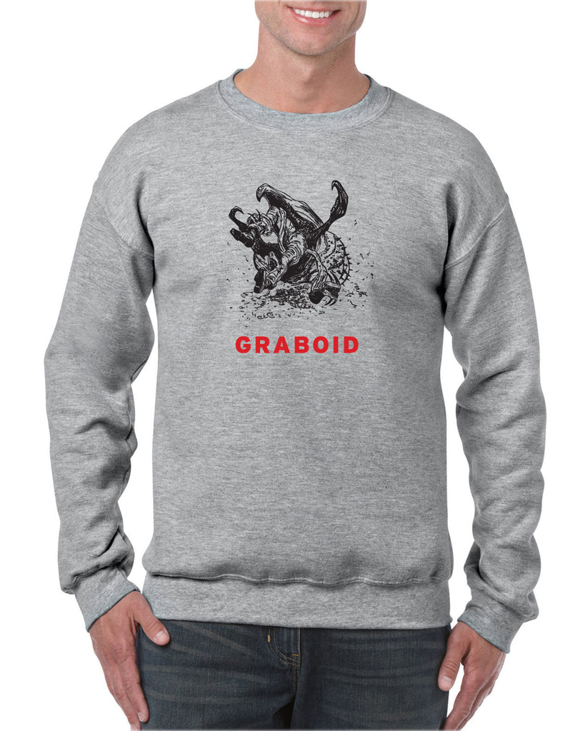 Graboid Crew Sweatshirt Tremors 80s Halloween Scary Horror Vintage Retro