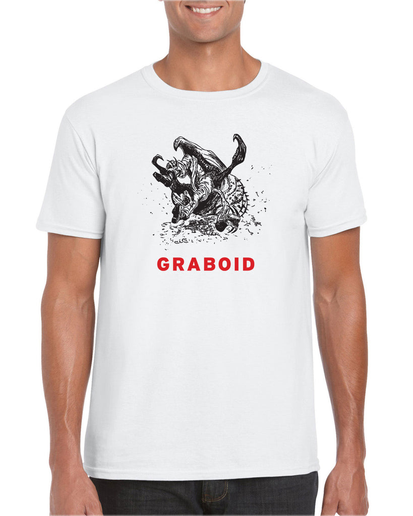 Graboid Mens T-Shirt Tremors 80s Halloween Scary Horror Vintage Retro