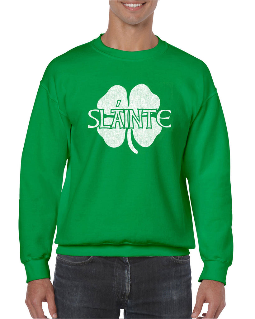Slainte Hoodie Hooded Sweatshirt leprechaun clover St. Patricks Day st. pattys day Irish Ireland ginger drunk drinking party college holiday