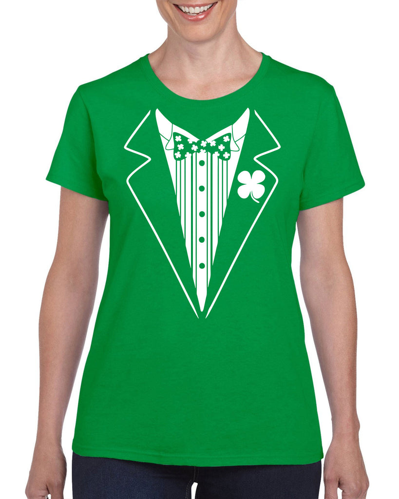 Women's Short Sleeve T-Shirt - Irish Tuxedo