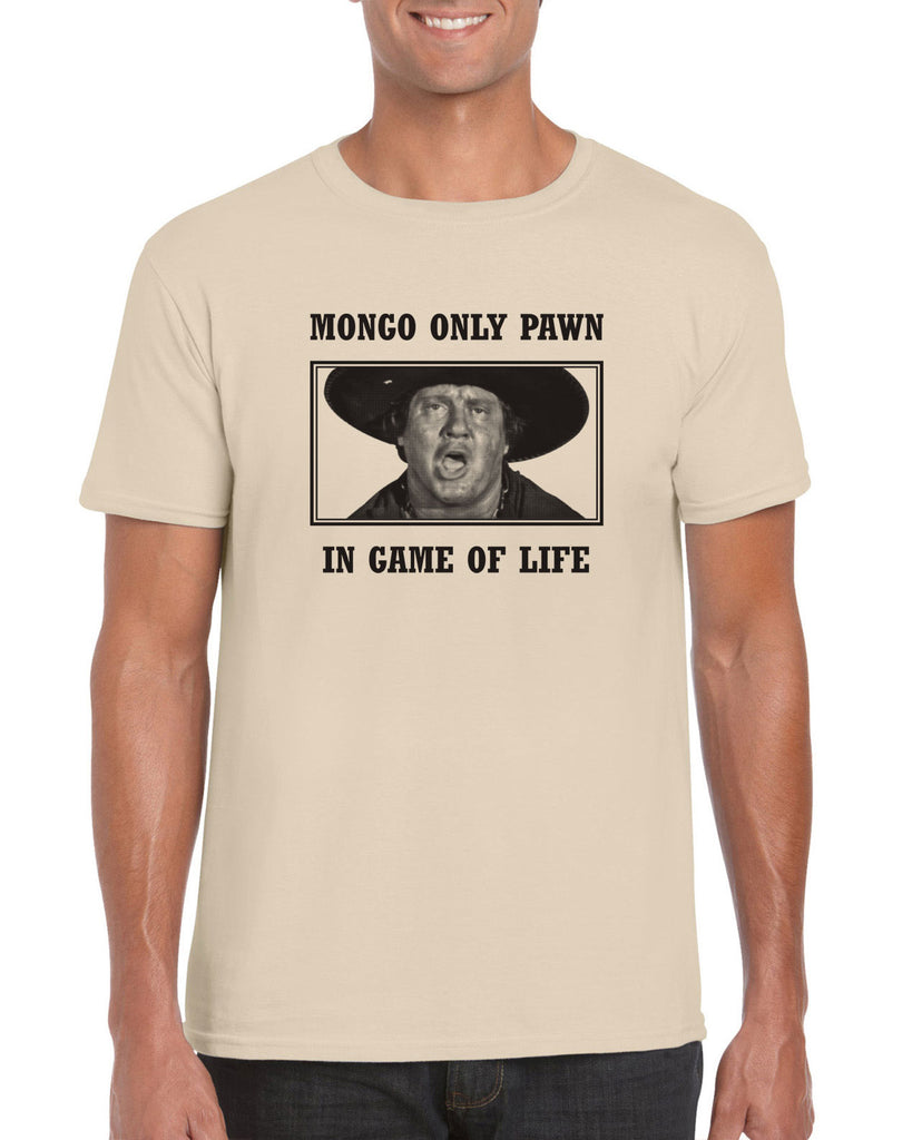 Mongo Only Pawn in Game of Life Mens Long Sleeve Shirt funny 70s 80s movie Blazing Saddles movie western Hot Press Apparel