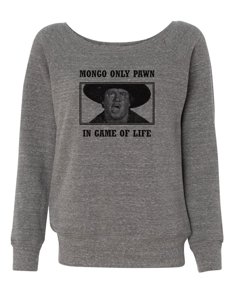 Mongo Only Pawn in Game of Life Mens Long Sleeve Shirt funny 70s 80s movie Blazing Saddles movie western Hot Press Apparel