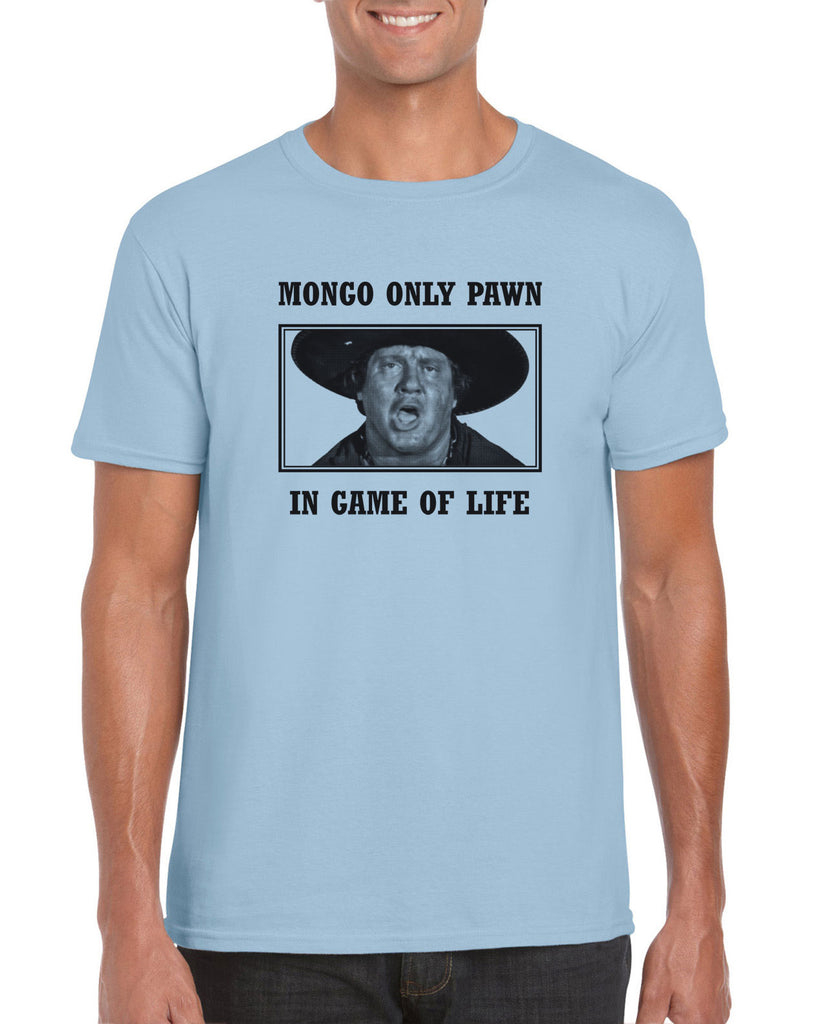 Mongo Only Pawn in Game of Life Mens Long Sleeve Shirt funny 70s 80s movie Blazing Saddles movie western Hot Press Apparel