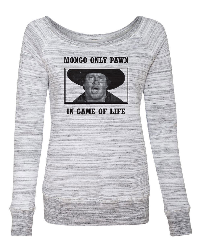 Mongo Only Pawn in Game of Life Mens Long Sleeve Shirt funny 70s 80s movie Blazing Saddles movie western Hot Press Apparel
