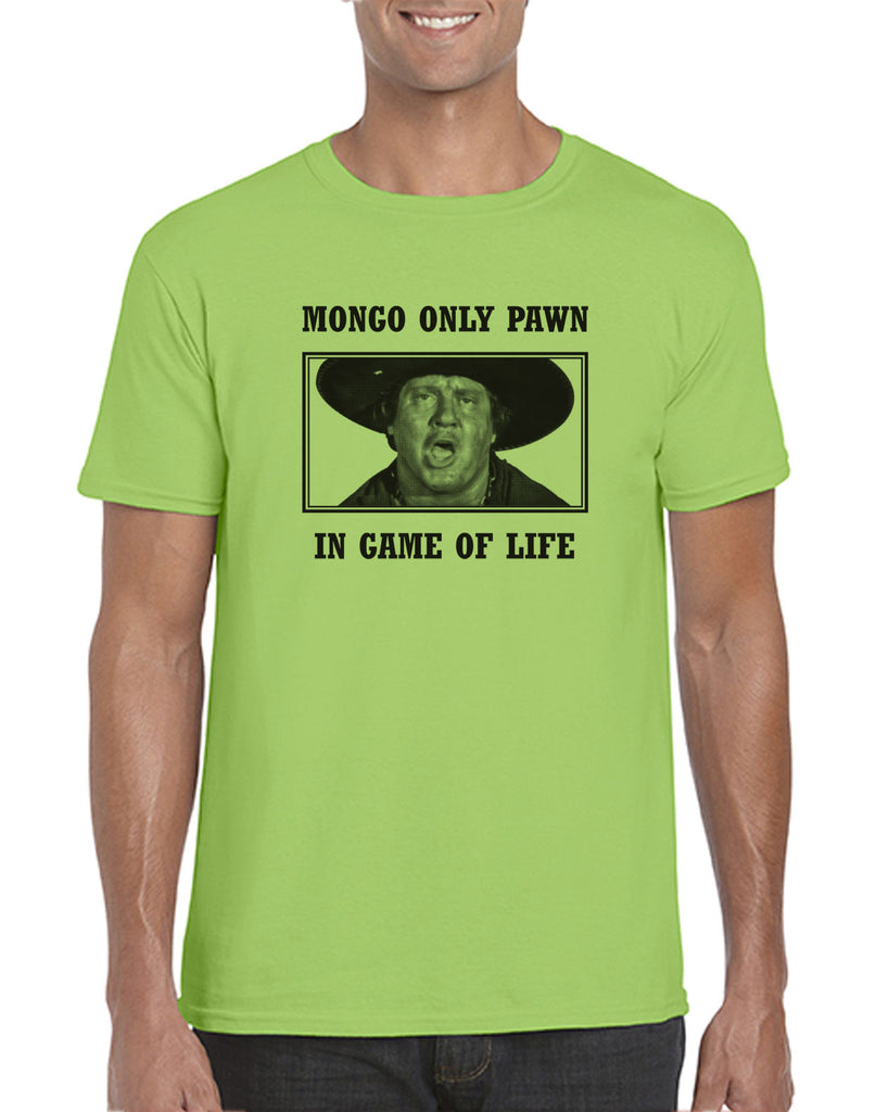 Mongo Only Pawn in Game of Life Mens Long Sleeve Shirt funny 70s 80s movie Blazing Saddles movie western Hot Press Apparel