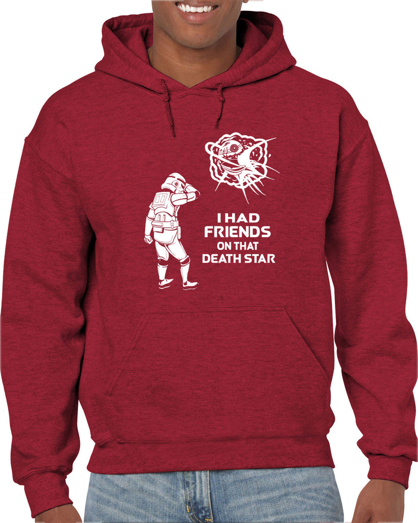 Hot Press Apparel Friends on Death Star Galaxy Wars Darth Storm Trooper Vader Sci Fi Geek Nerd Gift Present Halloween Costume Christmas Sale