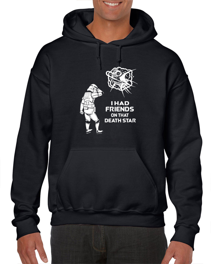 Hot Press Apparel Friends on Death Star Galaxy Wars Darth Storm Trooper Vader Sci Fi Geek Nerd Gift Present Halloween Costume Christmas Sale