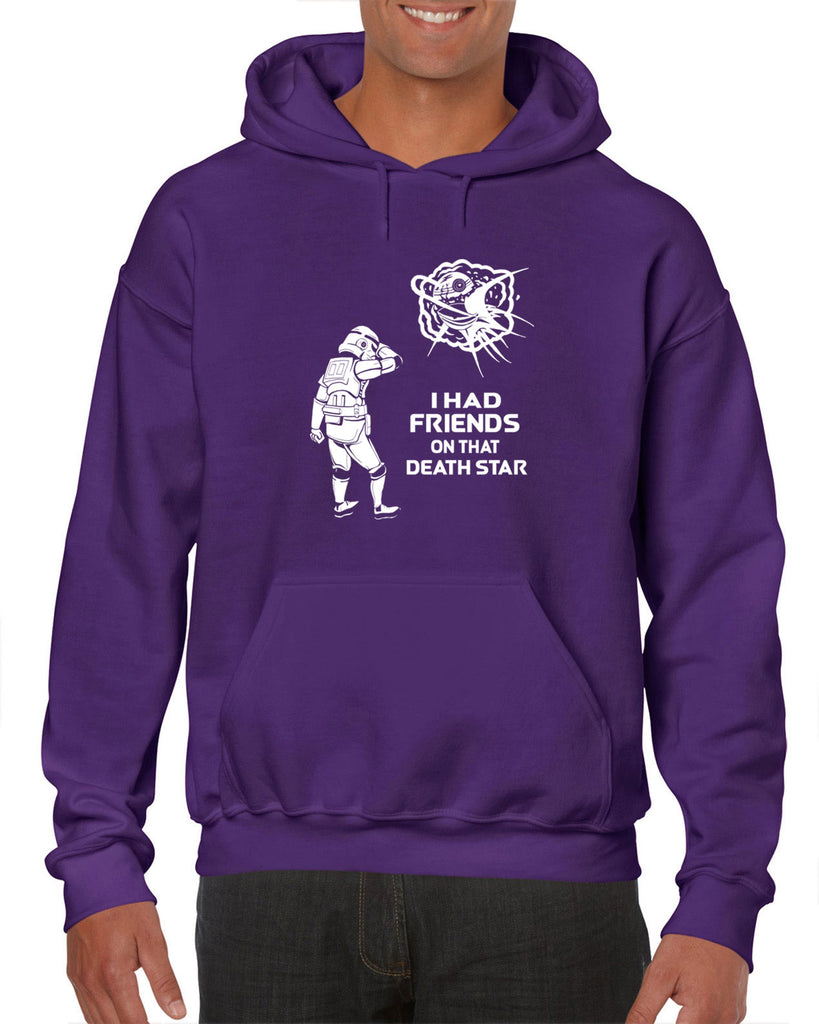 Hot Press Apparel Friends on Death Star Galaxy Wars Darth Storm Trooper Vader Sci Fi Geek Nerd Gift Present Halloween Costume Christmas Sale