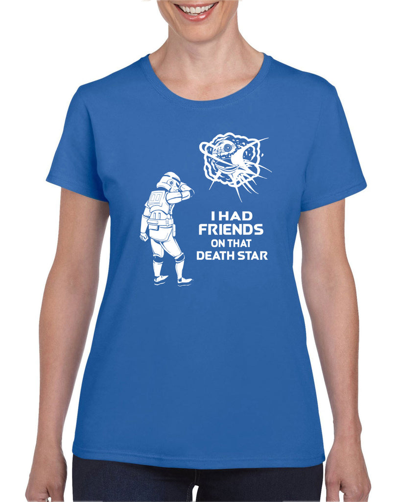 Hot Press Apparel Death Star Women's T-Shirt Sci Fi Movie Star Wars Storm Trooper Jedi Galaxy Vader Present Gift Sale USA
