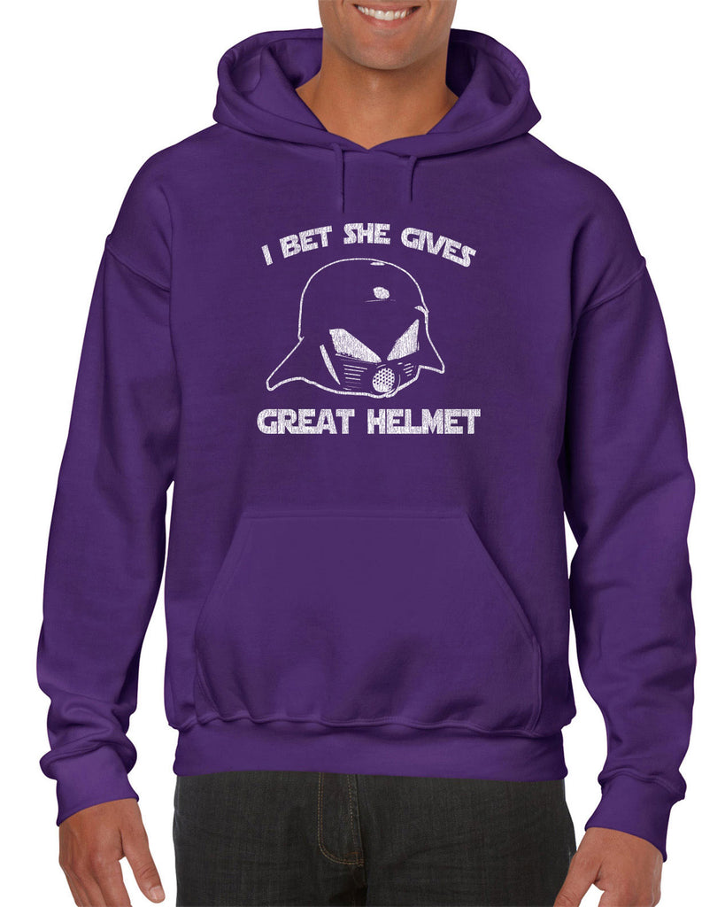 Hot Press Apparel Great Helmet Funny Novelty Star Lonestar Vader Sci Fi Gift Present Wars Galaxy Costume College Party Graphic Vintage