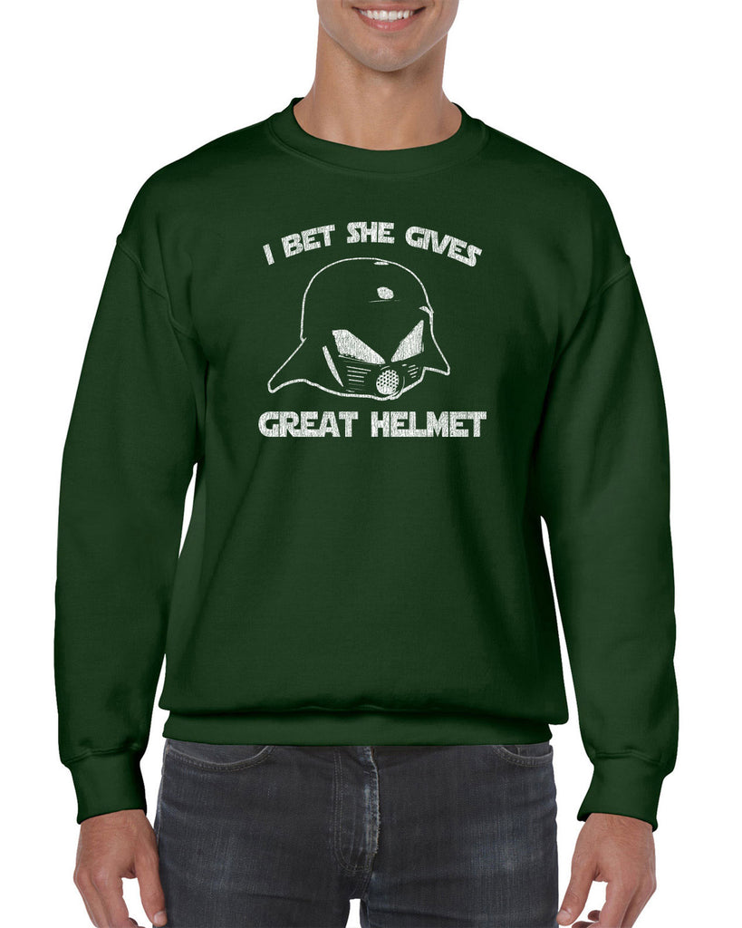 Hot Press Apparel Great Helmet Schwartz Vader Sci Fi Nerd Geek Movie Funny Novelty Crew Party Costume Gift Present Graphic Vintage