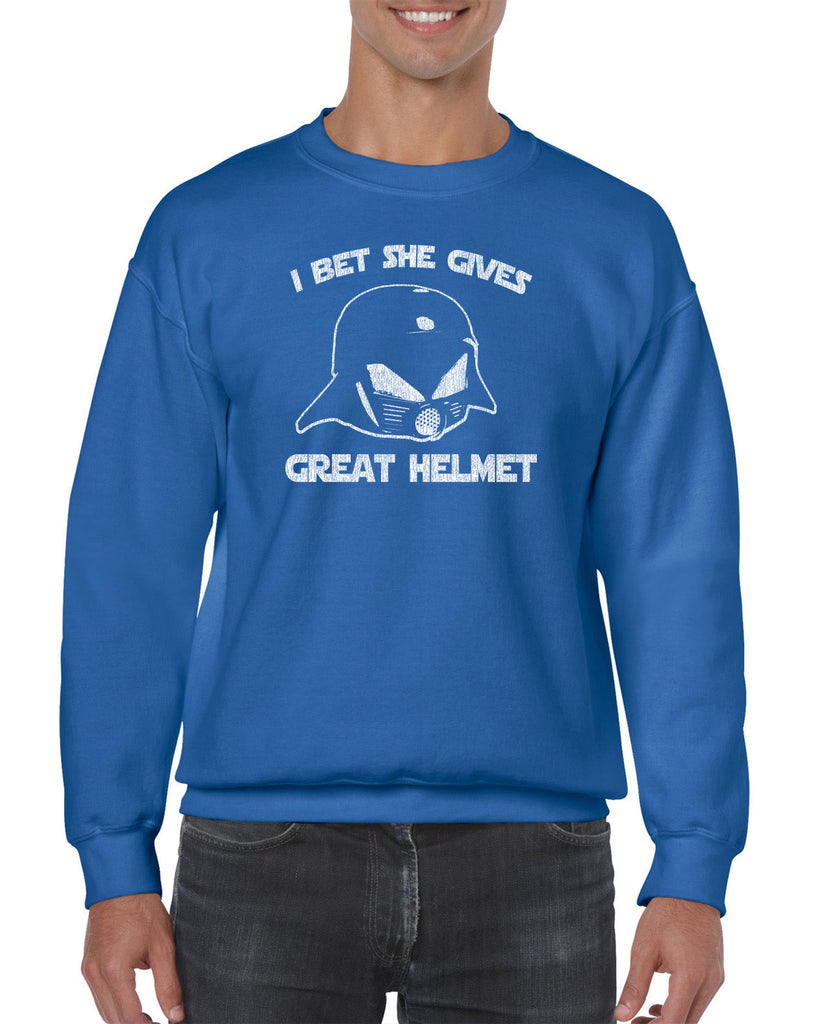 Hot Press Apparel Great Helmet Schwartz Vader Sci Fi Nerd Geek Movie Funny Novelty Crew Party Costume Gift Present Graphic Vintage
