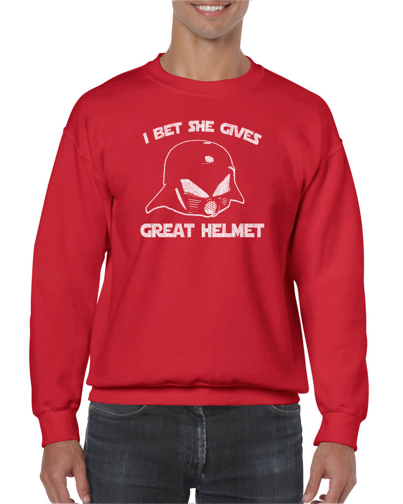 Hot Press Apparel Great Helmet Schwartz Vader Sci Fi Nerd Geek Movie Funny Novelty Crew Party Costume Gift Present Graphic Vintage