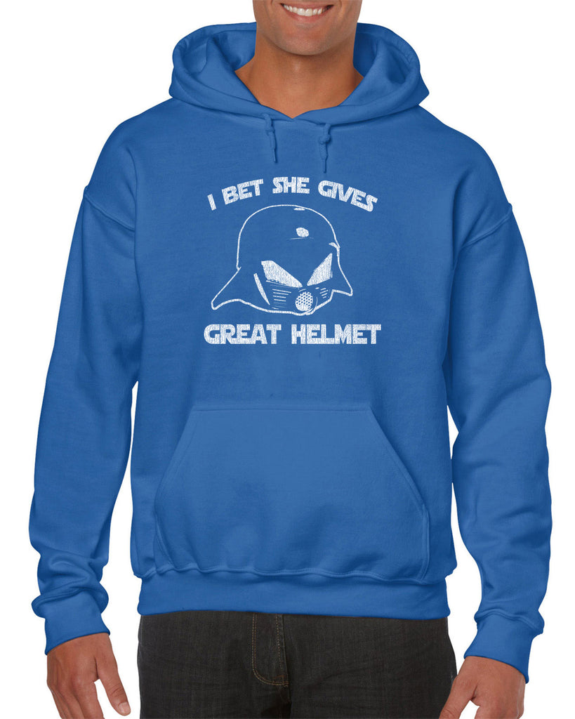 Hot Press Apparel Great Helmet Funny Novelty Star Lonestar Vader Sci Fi Gift Present Wars Galaxy Costume College Party Graphic Vintage