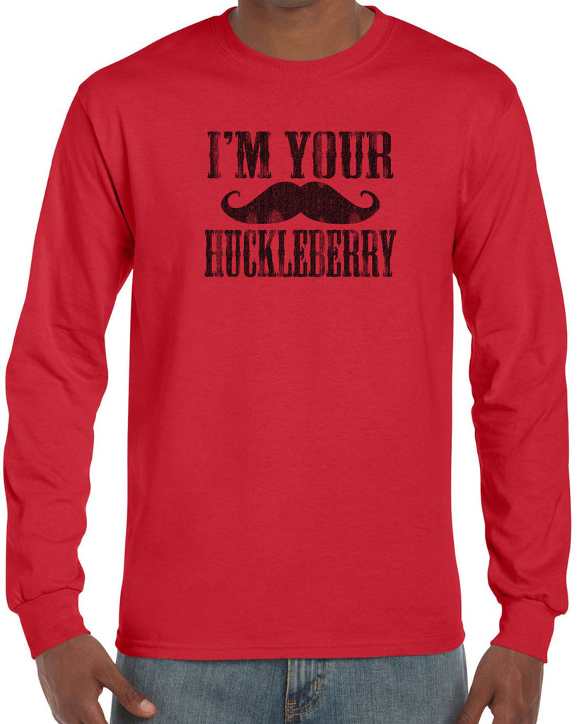Hot Press Apparel Mens Huckleberry Long Sleeve Shirt Wyatt Erp Western Movie Mustache