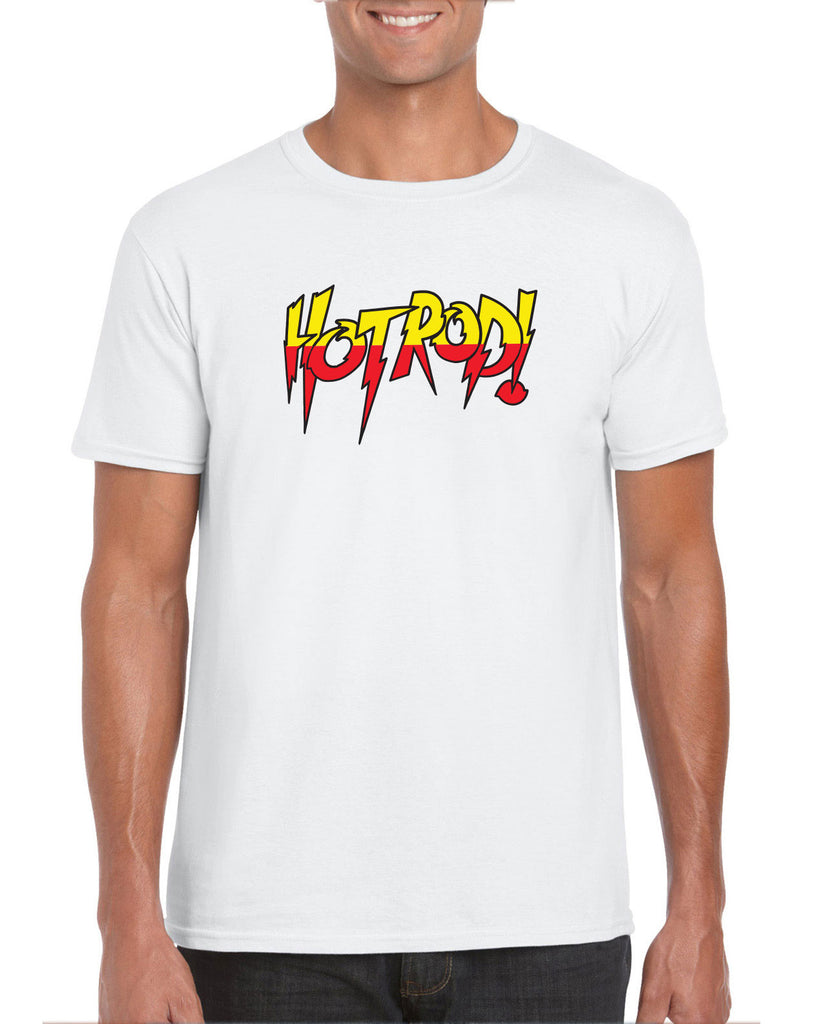 Hot Press Apparel Mens T-shirt Wrestling 90s 80s Costume Cosplay Hot Rod Roddy Rowdy Piper Funny