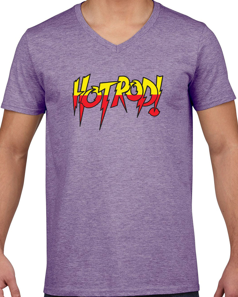 Men's Short Sleeve V-Neck T-Shirt - HotRod!