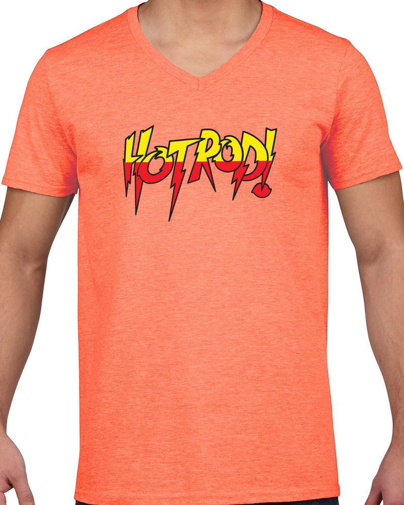 Men's Short Sleeve V-Neck T-Shirt - HotRod!