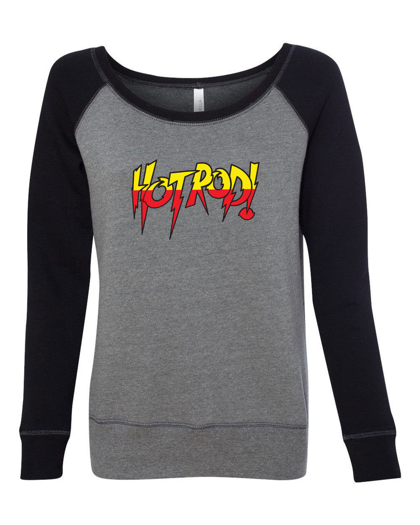 Women's Long Sleeve Off the Shoulder Shirt - HotRod!