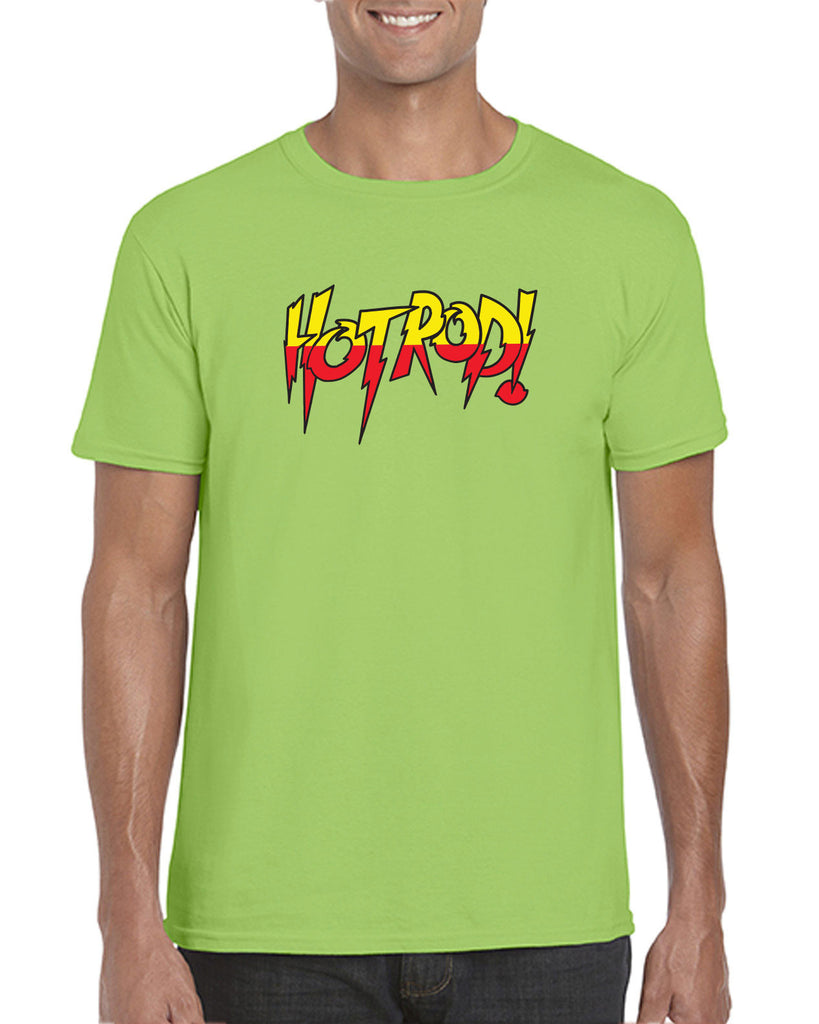 Hot Press Apparel Mens T-shirt Wrestling 90s 80s Costume Cosplay Hot Rod Roddy Rowdy Piper Funny