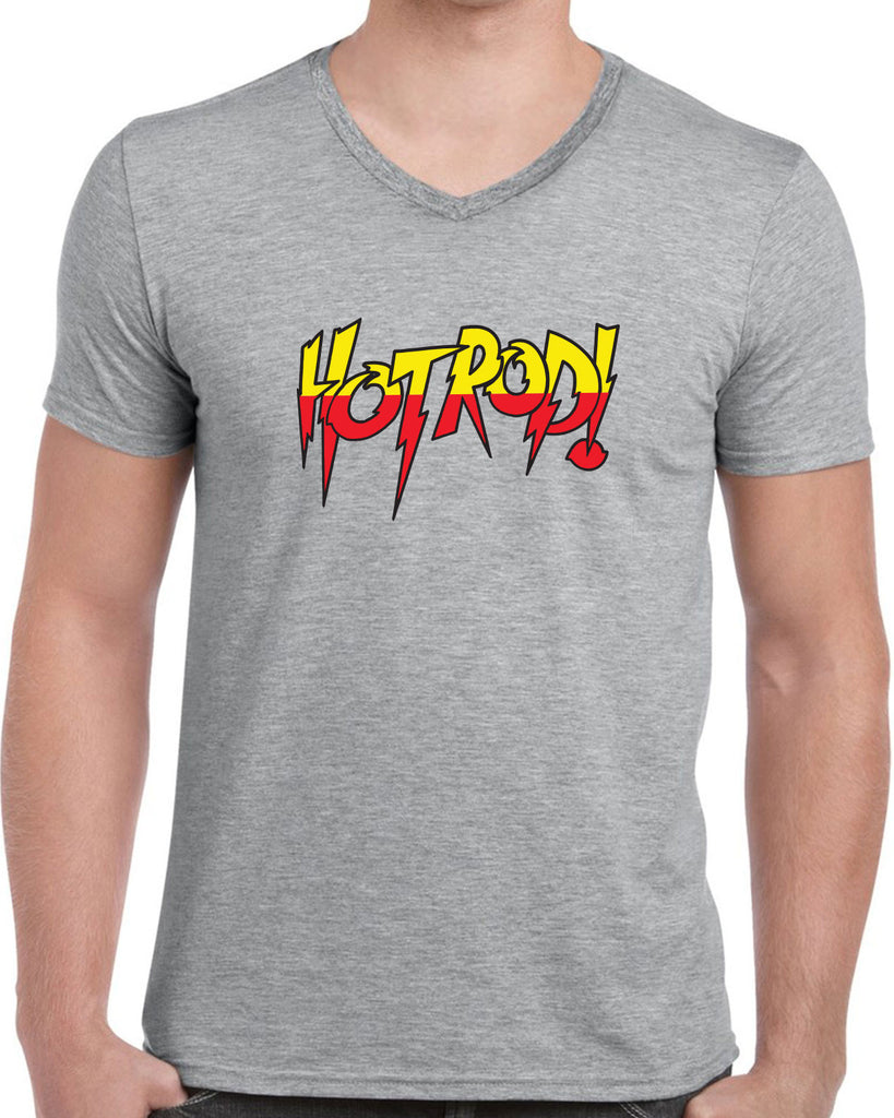 Men's Short Sleeve V-Neck T-Shirt - HotRod!