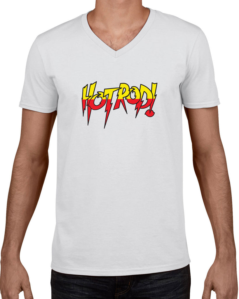 Men's Short Sleeve V-Neck T-Shirt - HotRod!