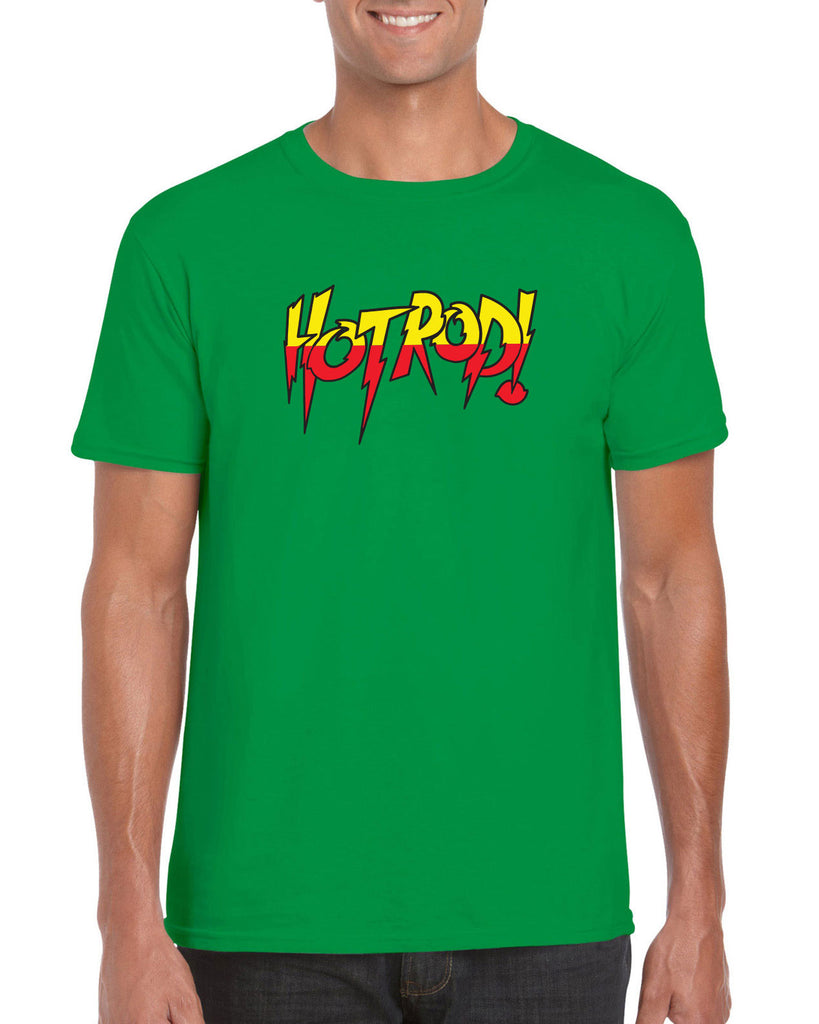 Hot Press Apparel Mens T-shirt Wrestling 90s 80s Costume Cosplay Hot Rod Roddy Rowdy Piper Funny