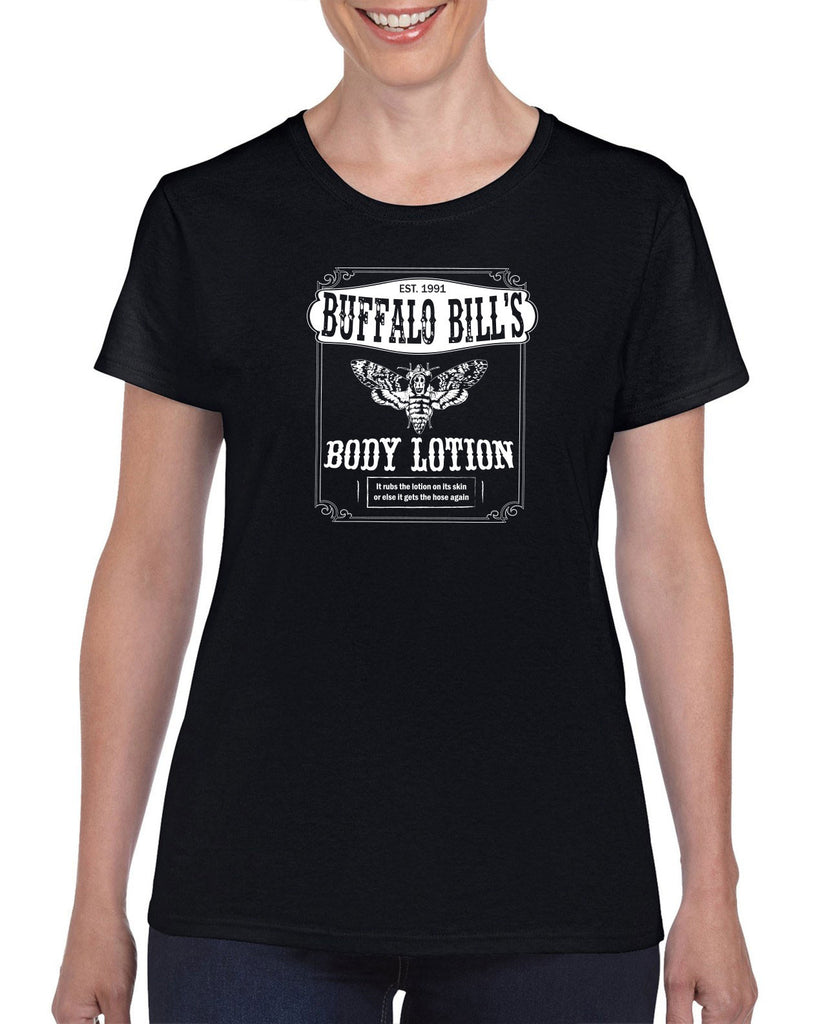 Hot Press Apparel Buffalo Bill Silence Lambs Movie Women's T-Shirt Gift Present Halloween Horror