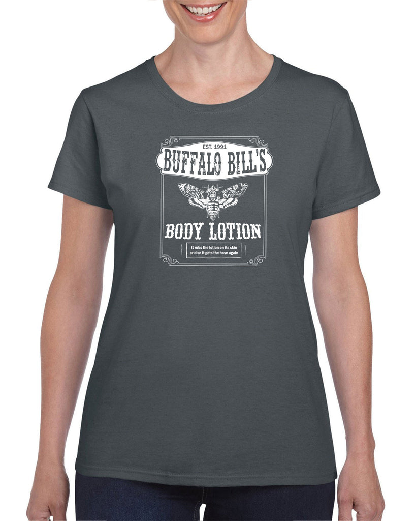 Hot Press Apparel Buffalo Bill Silence Lambs Movie Women's T-Shirt Gift Present Halloween Horror