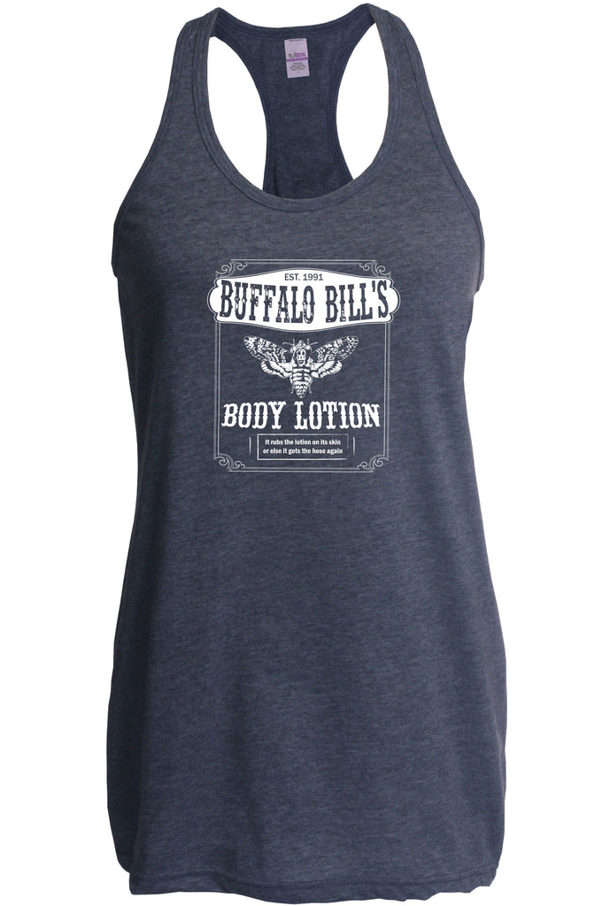 Hot Press Apparel Women's Tank Top Buffalo Bill Scary Movie Hannibal Halloween
